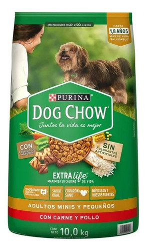 Dog Chow Alimento Para Perro Adultos Minis Y Peq 10kg