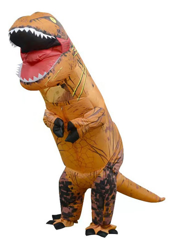 Ropa Inflable Tiranosaurio Rex Marrón Cosplay De Halloween