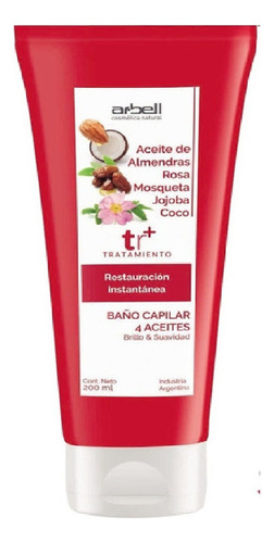 Baño De Capilar 4 Aceites Almendra Coco Rosa Mosqueta Jojoba