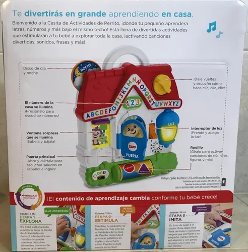 Fisher price ríe y aprende perrito casita de actividades new arrivals