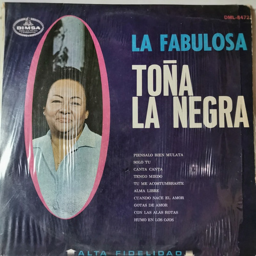 Disco Lp: Toña La Negra- La Fabulosa Toña.n