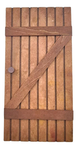 2 Puerta De Casas De Simulación De Modelo De Escena Marrón