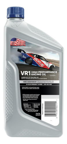 Aceite De Motor Valvoline Vr1 Racing Sae 20w-50 946 Ml (x6)