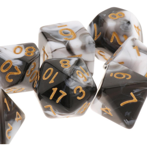 3 Juegos De Mesa De 7 Dados Juego De Dados De Varios Lados