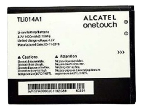 Bateria Alcatel One Touch 4015 Ot983 Codigo Tli014a1 Nueva