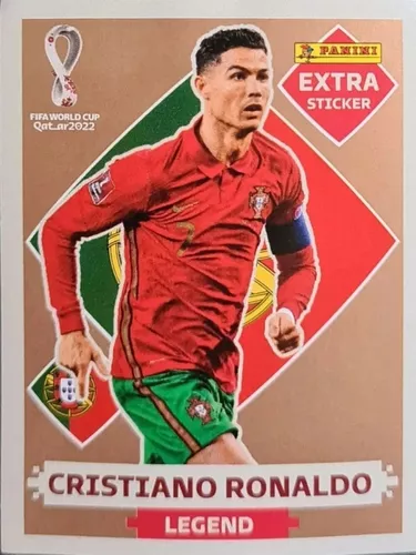 Figurinha copa qatar 2022 cristiano ronaldo legend bronze em