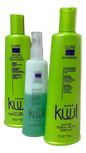 Kit Shampoo-repador-tratamiento Dos Fases Cure Me Küül