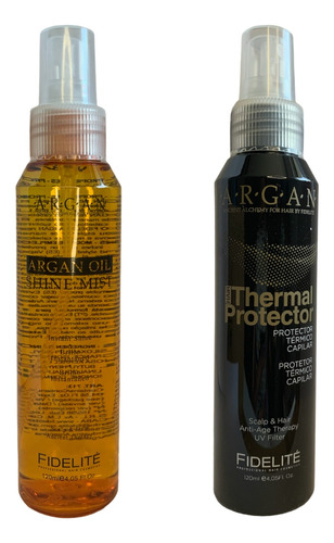 Combo Fidelite Protector Termico + Aceite Brillo De Argan