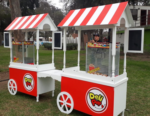 Carritos Exhibidores De Postres Y Snacks - Fiestas Y Eventos