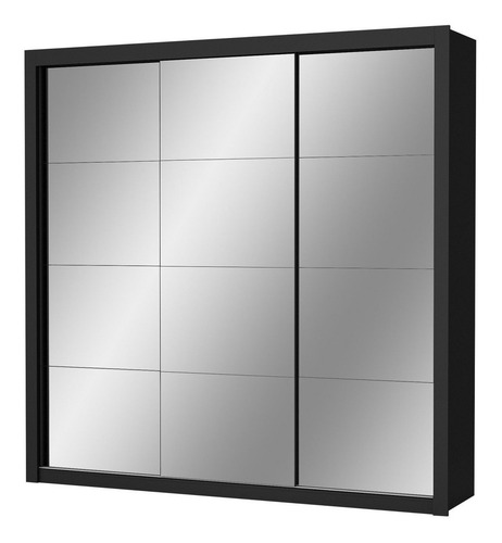 Guarda Roupa Casal 4 Espelhos 3 Portas De Correr 4 Gavetas