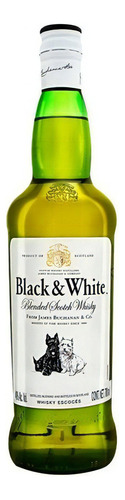 Whisky Black And White 700 Ml C/p