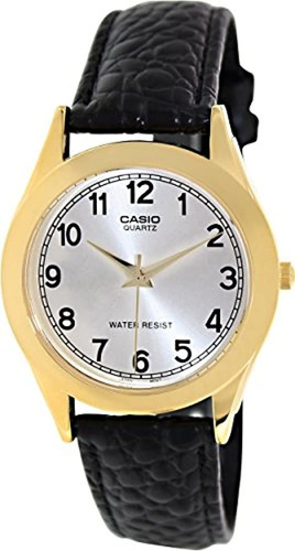 Reloj De Hombre Casio De Piel Reloj # Mtp-1093q-7b1