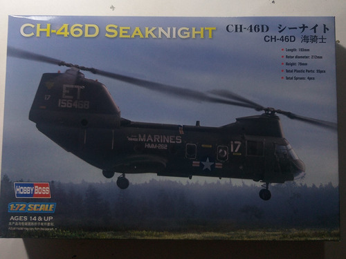 Hobbyboss Ch-46d Seaknight 1/72 Rdelhobby Mza