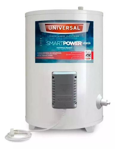 Termotanque Electrico Universal Smart Power Blanco 60l 220v