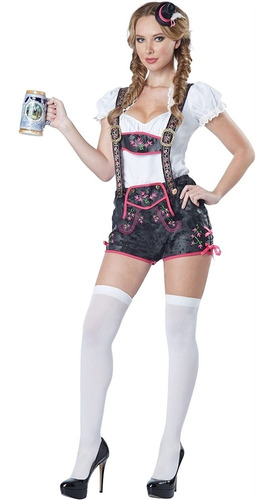 Disfraz De Lederhosen Para Mujer Sexy Talla L