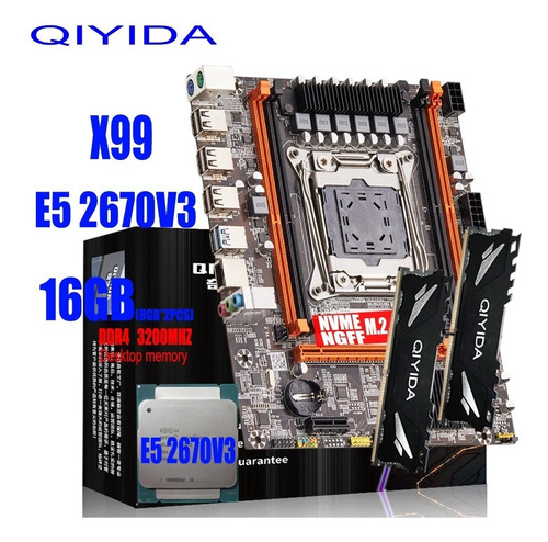 Kit Actualización Xeon E2620 V3 X99 12hilo Ddr4 16gb 3200mhz