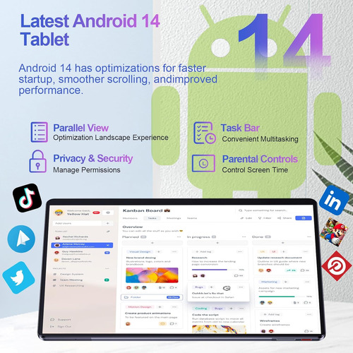 Jumper 15 Inch Tablet 2.5k Display, Helio G99 Octa-core P...