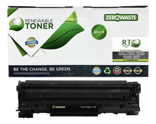 Rt Micr Crg-125 b001 canon Micr Toner Cartridge De Papel .