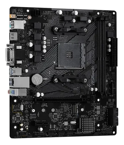 Motherboard Asrock Amd B550m-hdv Am4 Ddr4 Hdmi