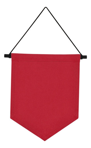 Pantalla De Pared De Insignia Colgante Bandera De Pared Rojo