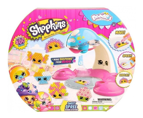 Shopkins Sweet Spree Estudio De Diseño 400 Bolitas Beados