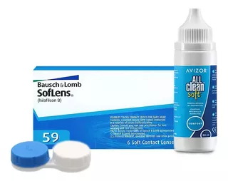 Lentes De Contacto Soflens 59 + Solucion Avizor 60ml Gratis