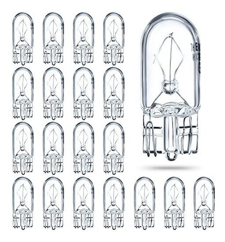 Foco De Halógeno - T3 1/4 Base De Cuña 12v 5w Bombilla Bombi