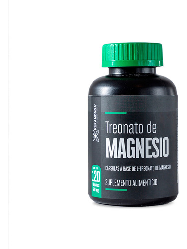 Suplemento Kukamonga Treonato De Magnesio - 120 Cápsulas Sabor Sin Sabor