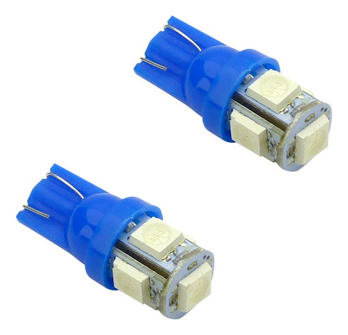 Luces De 5 Led 5050 Azul, Cola De Pescado 12 Volt