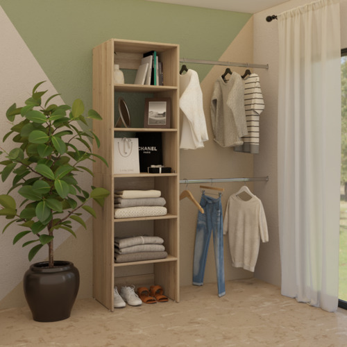 Closet Café Material Melamina Moderno Beige