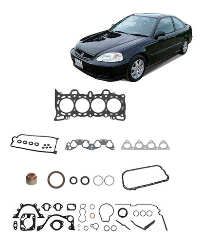 Juego De Empaquetaduras Para Honda Civic 1.5  1984 1997 