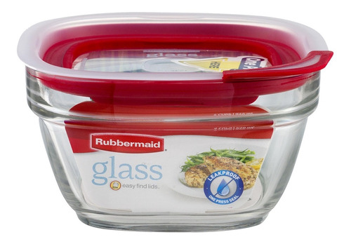 Vianda Recipiente Rubbermaid Glass De Vidrio 591ml Febo