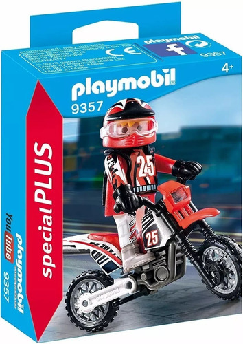 Playmobil Special Plus - Niño Con Motocross Y Casco - 9357