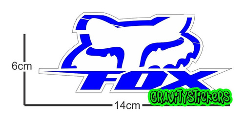 Sticker Fox Adhesivo Calcomania Pegatina Tuning Vinilo Auto