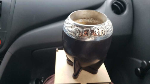 Mate De Plata Y Oro Personalizado