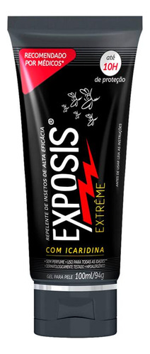 Exposis Extreme repelente gel sem perfume 100ml