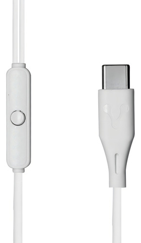 Vorago Ep-306-wh Audifonos Super Bass Usb C Manos Libres Color Blanco