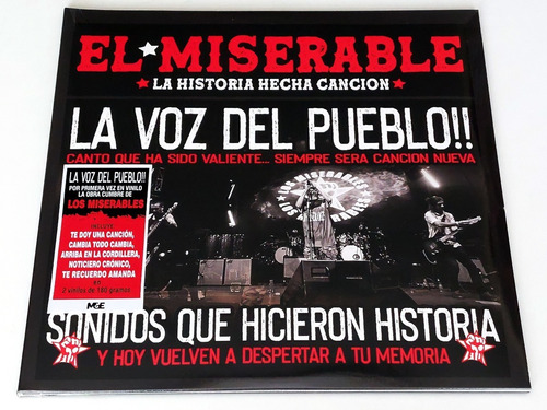 Vinilo Los Miserables / La Voz Del Pueblo / Nuevo Sellado
