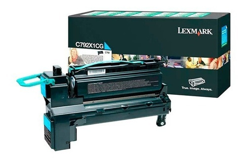 Toner+unidad Imagen Lexmark C792 Cyan C792x1cg-urucopy