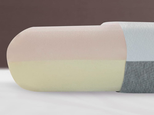 2 Almohadas Nativa Visco Dos Premium 80x40 Cm Color Blanco