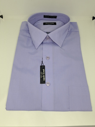 * Camisa Hombre Talla L 16-16 1/2, 32/33 Pc Slim Fit Celeste