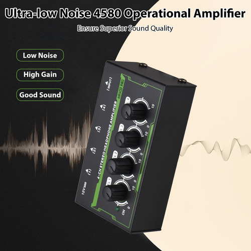 Amplificador Am Studio Splitter Para Auriculares Stage Mini