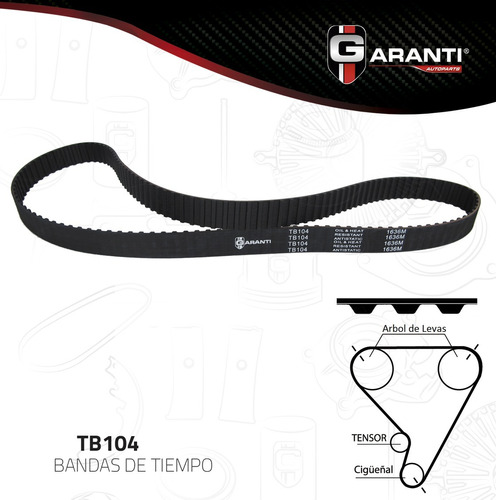 Banda Distribucion Tiempo Nissan Maxima 3.0l 1985-1993