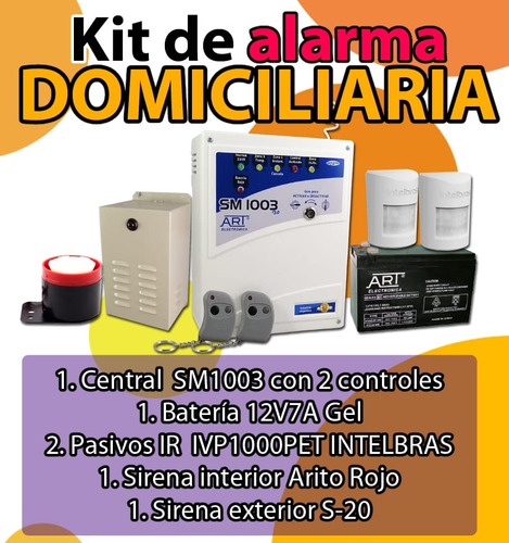 Alarma  Domiciliaria Cableada