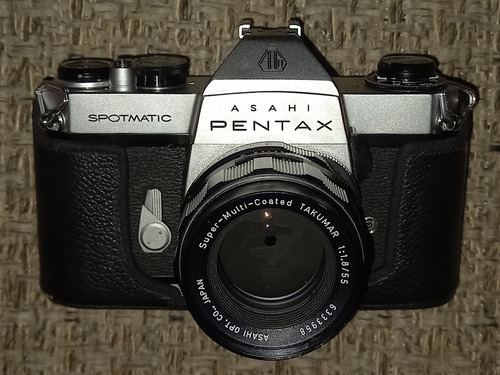 Imagem 1 de 6 de Pentax Spotmatic Sp2 Com Objetiva Pentax 50mm F/1.8