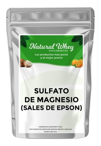 Sales De Epsom Sulfato De Magnesio Puro Usp 99.9% 10 Kilos