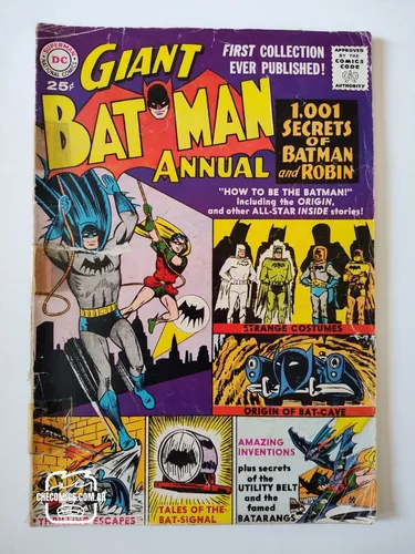 Batman Annual #1 (1961) - Comic Inglés - Origen Baticueva