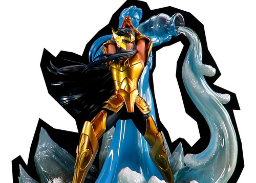 Figura Camus De Acuario Saint Seiya 30 Cms