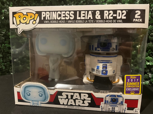 Funko Pop Star Wars Princess Leia And R2 D2 2 Pack