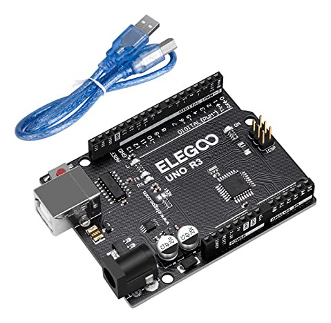 Placa Controladora Elegoo Uno R3 Atmega328p Con Cable Usb, C